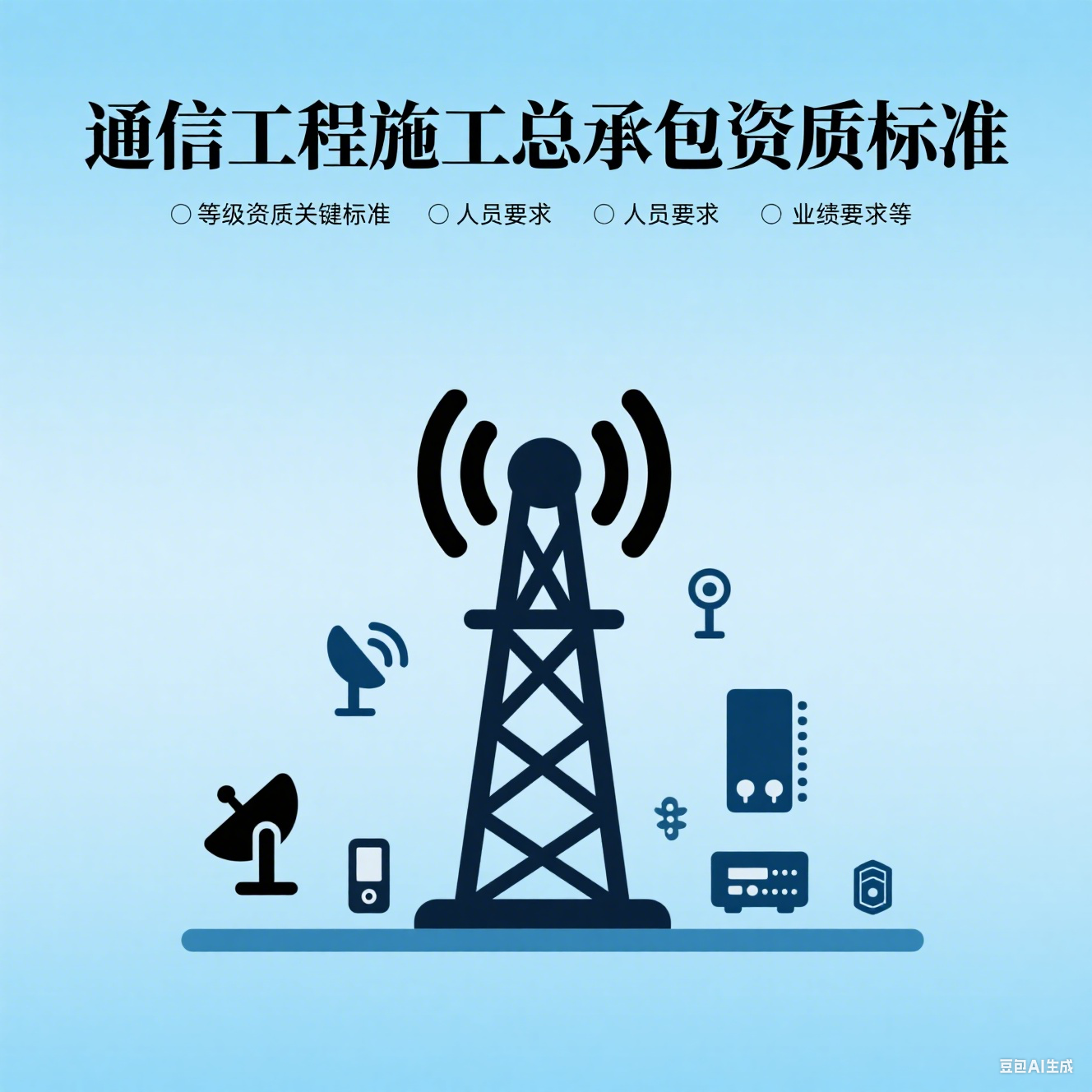 通信工程施工总承包资质标准